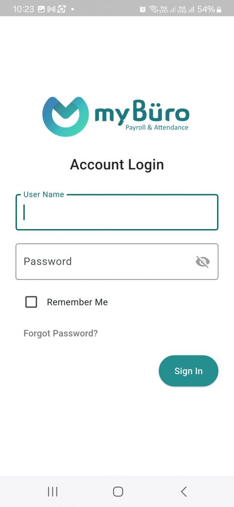 myBuro Mobile App